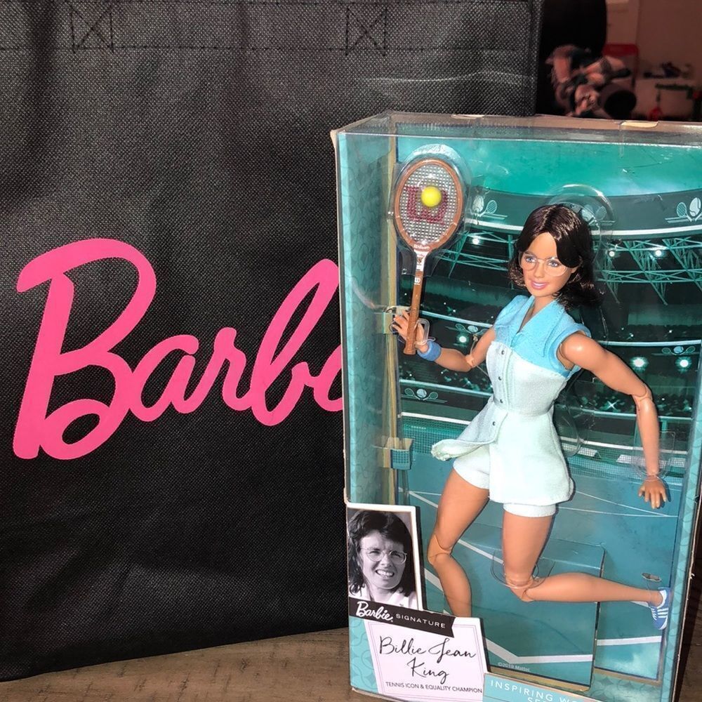 NEW Billie Jean King Inspiring Women Series Barbie Signature Collection.